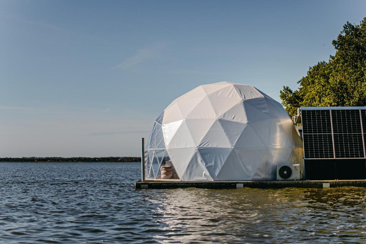 Grand Ht Houseboats - Domki Na Wodzie - Sauna, Jacuzzi, Kominek ميلنو المظهر الخارجي الصورة