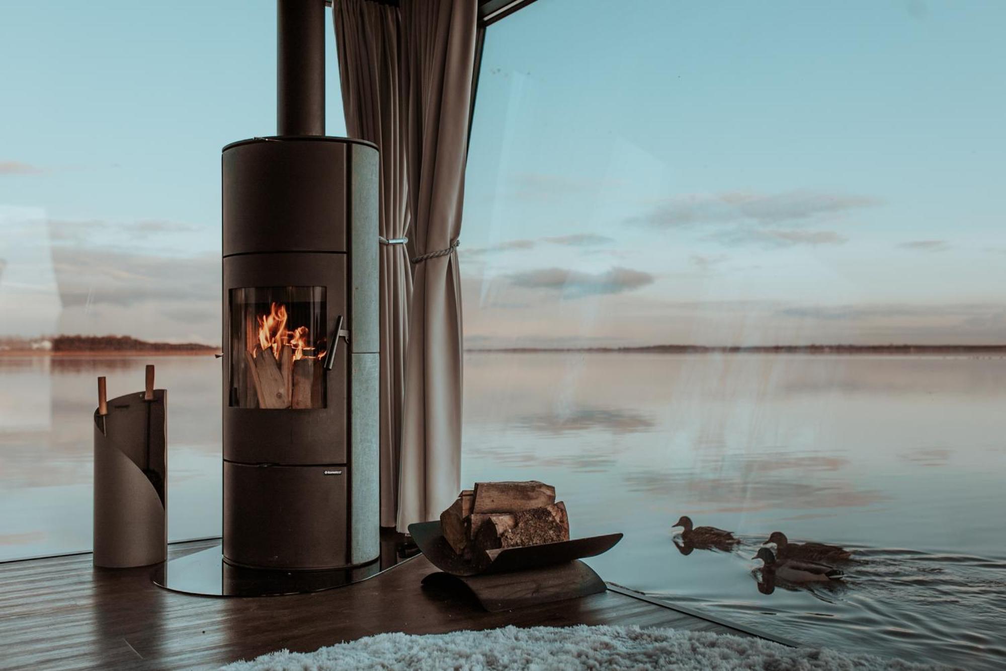Grand Ht Houseboats - Domki Na Wodzie - Sauna, Jacuzzi, Kominek ميلنو المظهر الخارجي الصورة